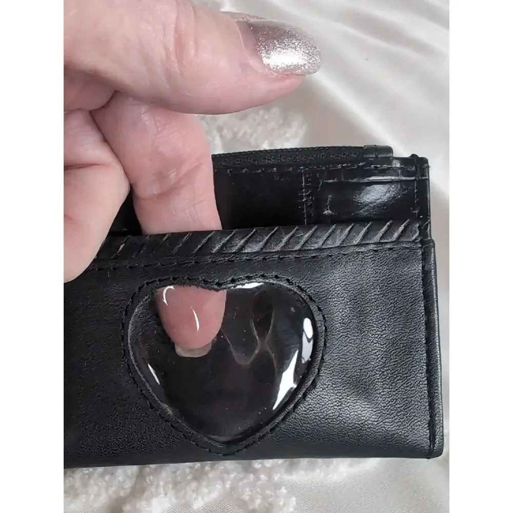 Brighton Vintage  Coin /Credit Card Wallet With Heart 🖤 Photo Frame